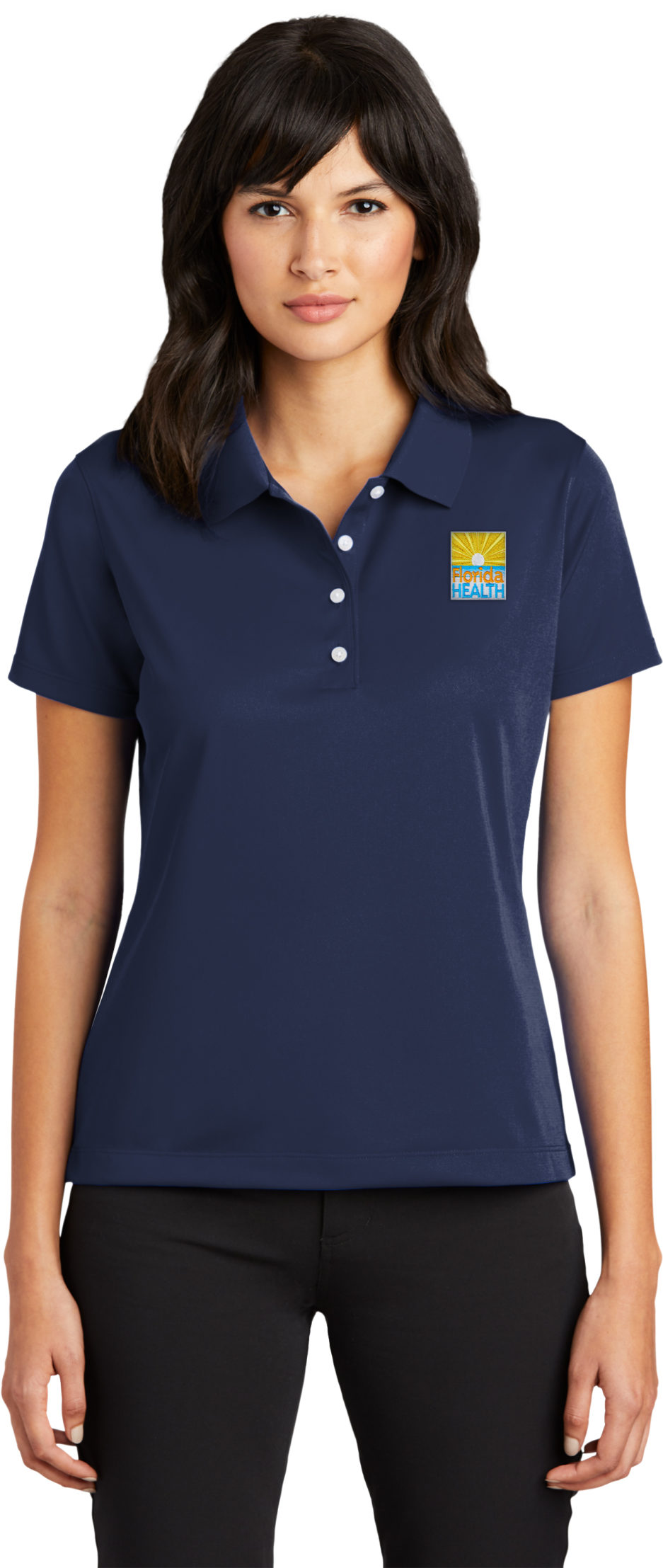 Basic - Shirts - Dri-FIT Health 203697 Apparel DOH Department - Ladies Tech of Florida Nike Polo