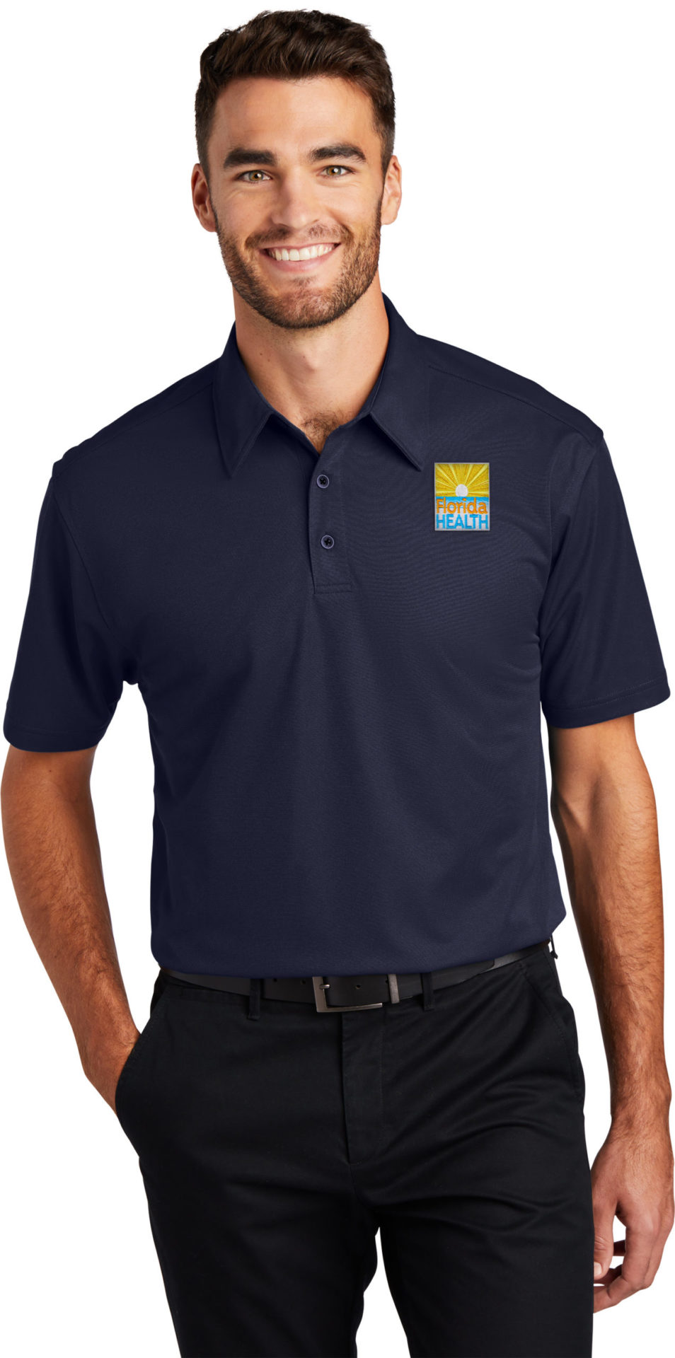 Port Authority Dimension Knit Dress Shirt-XS (Dress Shirt Blue) 